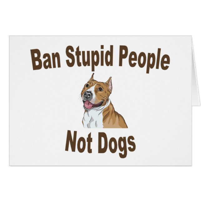 Ban Stupid People Notebook (Front Horizontal)