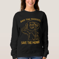 Ban The Fascists Save The Monkies  Girl Cute