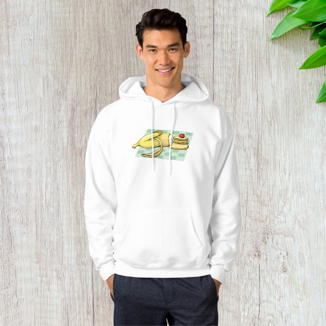 Banana and Pancakes Breakfast Fun Food  Hoodie (Creator Uploaded)
