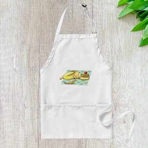 Banana and Pancakes Breakfast Fun Food  Standard Apron