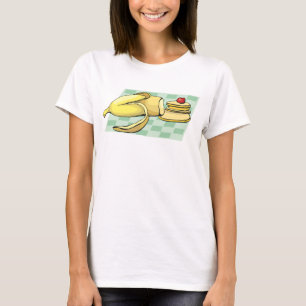 Banana and Pancakes Breakfast Fun Food  T-Shirt