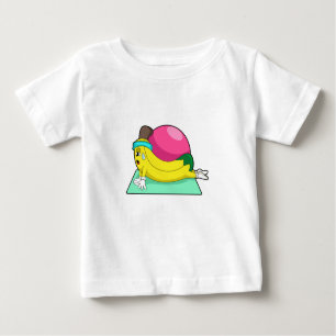 Banana at Yoga Fitness Baby T-Shirt