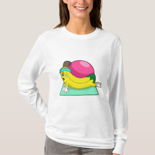 Banana at Yoga Fitness T-Shirt