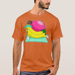 Banana at Yoga Fitness T-Shirt