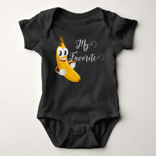 Banana baby bodysuit
