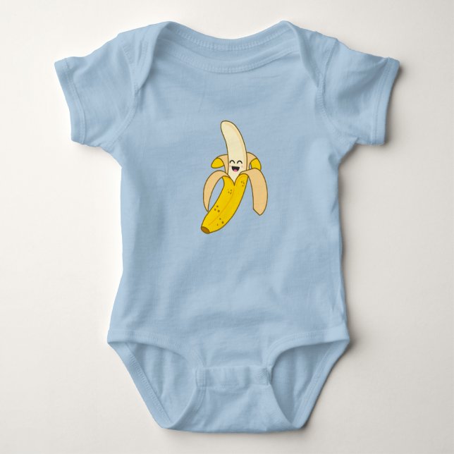 Banana Baby One-Piece Baby Bodysuit (Front)
