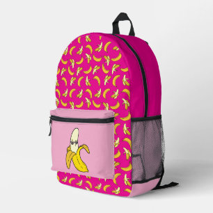 Banana Backpack Hot Pink Summer Bag