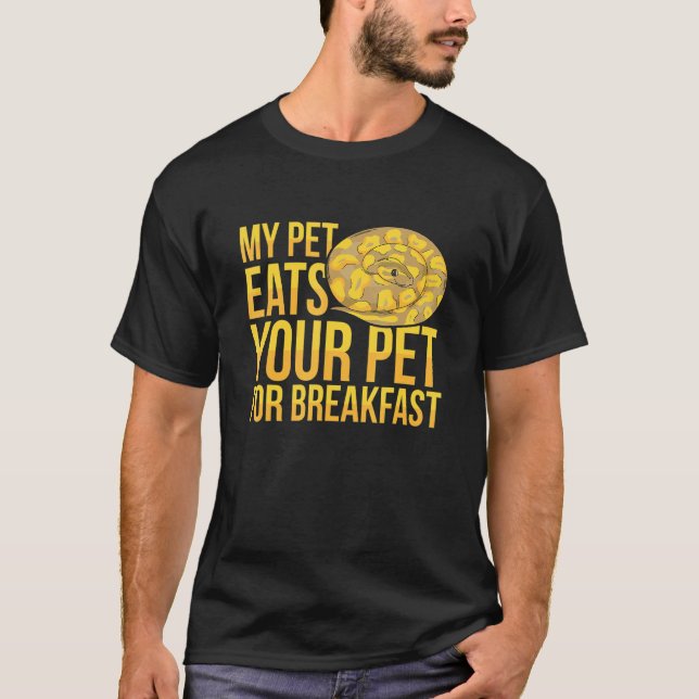 Banana Ball Python for a Ball python breeder 1 T-Shirt (Front)