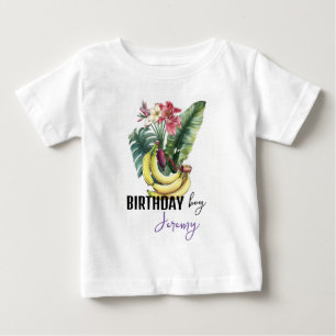 banana birthday  EDITABLE ripe bananas  Baby T-Shirt