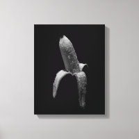 Banana Black and White Portrait