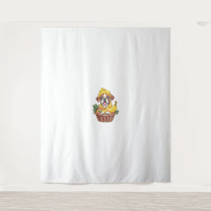 Banana Boxer – Funny Fruit Dog Tapestry