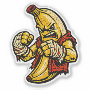 Banana Brawler — Vintage Retro Street Fighter 