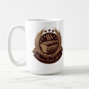"Banana Bread Master Emblem - Rustic Bakery Lover  Coffee Mug