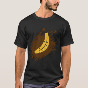 Banana (Brown Background),Pattern,Multiple Banana T-Shirt