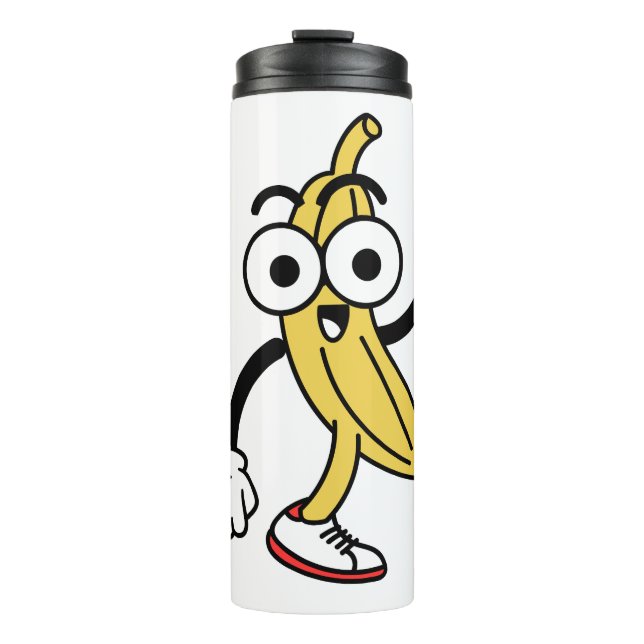 Banana Cartoon Thermal Tumbler (Front)