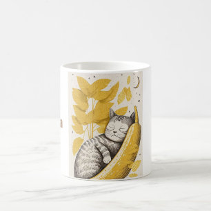 Banana Cat Coffee Mug