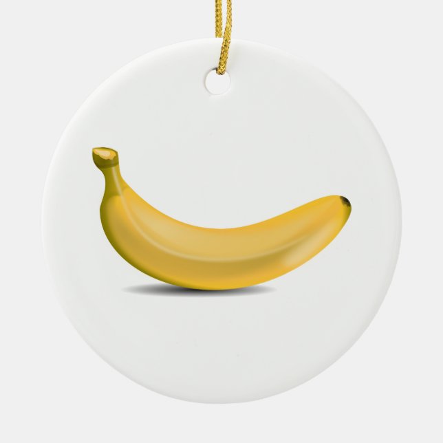 Banana Ceramic Tree Decoration (Front)