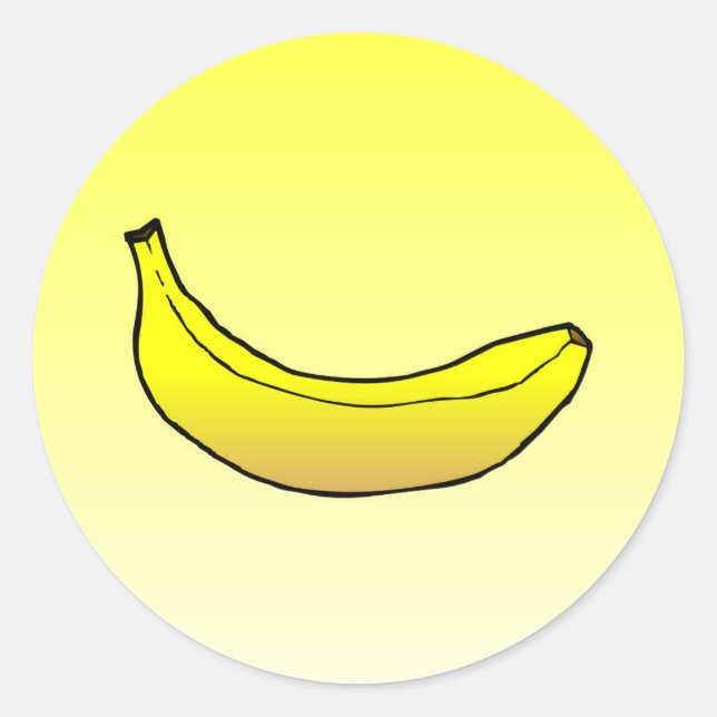 Banana - Classic Round Sticker (Front)
