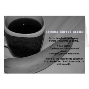 Banana Coffee Blend Card