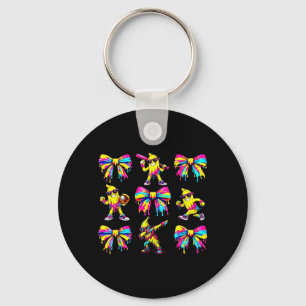 Banana Coquette Bow Drip Kids Men Women Youth Boys Key Ring