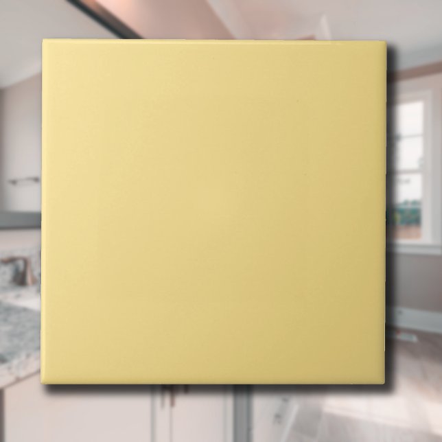 Banana Cream Solid Colour | Classic Elegant Tile (Creator Uploaded)
