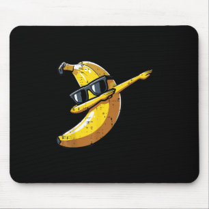 Banana Dab Sunglasses Cute Fruit Dance Boys Kids M Mouse Pad