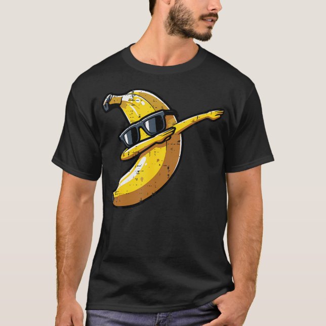 Banana Dab Sunglasses Cute Fruit Dance Boys Kids M T-Shirt (Front)
