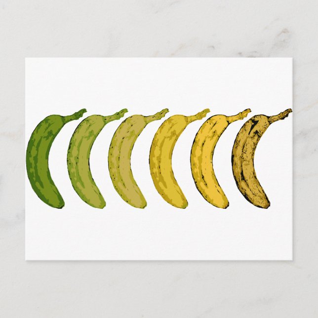 Banana Evolution Postcard (Front)