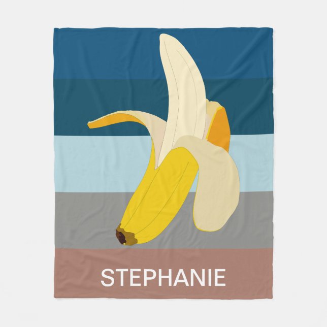 Banana Fleece Blanket (Front)