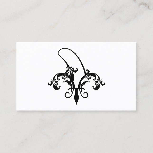 banana fleur de lis business card (Front)