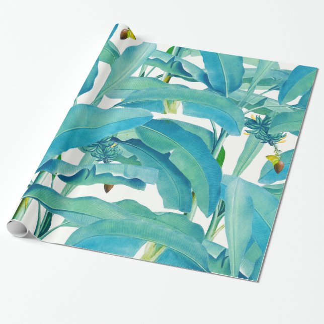 Banana Forest Wrapping Paper (Unrolled)
