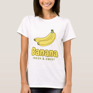 Banana Fresh & Sweet Banana Fruit Art  T-Shirt