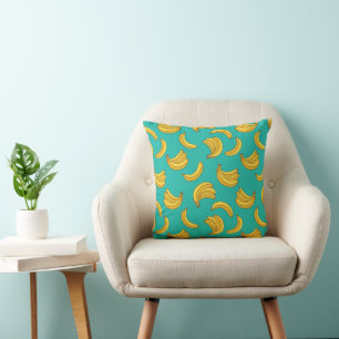 Banana Fruit Fun Pattern Cushion