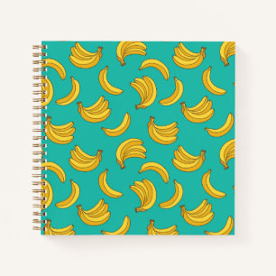 Banana Fruit Fun Pattern Notebook
