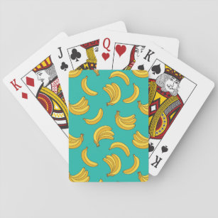 Banana Fruit Fun Pattern Playing Cards