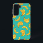 Banana Fruit Fun Pattern Samsung Galaxy Case<br><div class="desc">Check out this cute pattern featuring bright yellow bananas.</div>