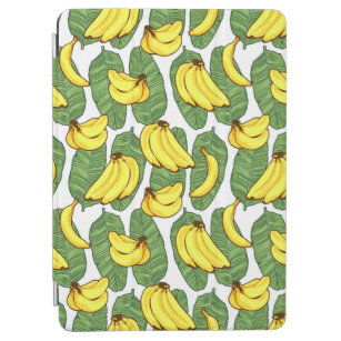Banana Fruit Leaves Tropical Pattern iPad Air Cover