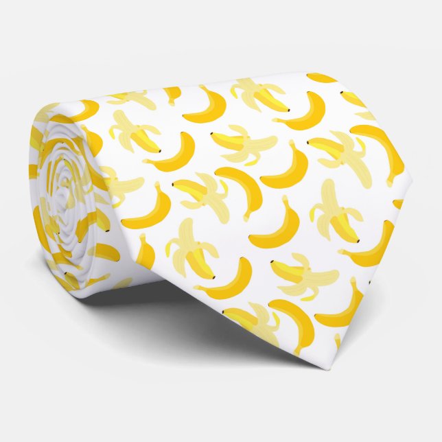 Banana fruit pattern tie (Rolled)