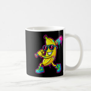 Banana funny baseball drip ice cream kids youth coffee mug