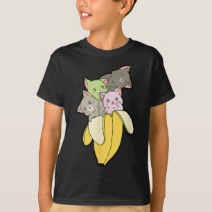 Banana Funny Cat Cute Kitten Gift T-Shirt