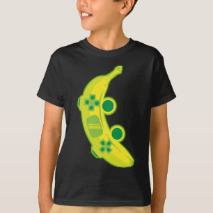 Banana Game Controller Gamer Fruit Food Technology T-Shirt