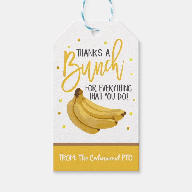 Banana Gift Tags (Front)
