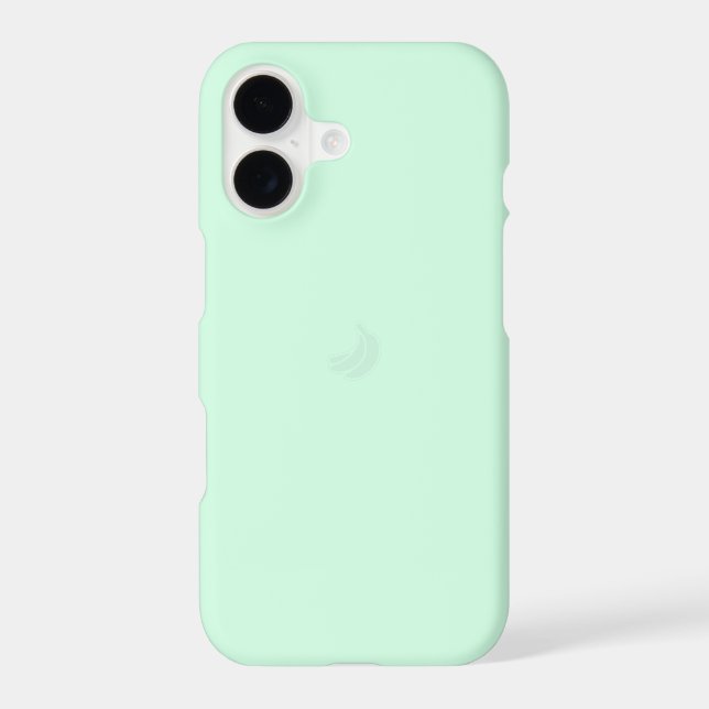 BANANA iPhone Case Pastel Mint (Back)