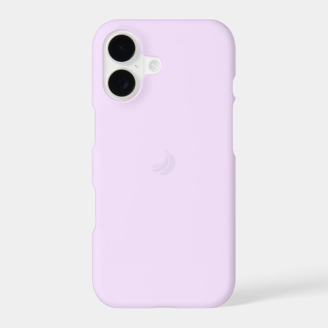 BANANA iPhone Case Pastel Purple (Back)