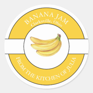 Banana Jam Label