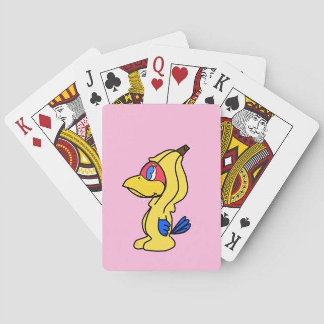 banana jayhawk playing cards (Back)