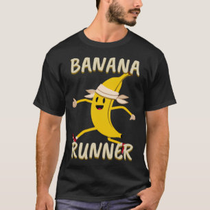Banana jogger jogging running sprinting banana run T-Shirt