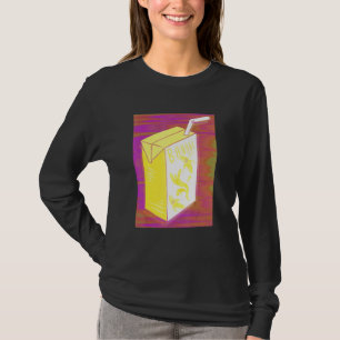 Banana Juice Box Colourful Noise Vaporwave T-Shirt