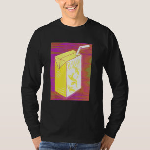 Banana Juice Box Colourful Noise Vaporwave T-Shirt