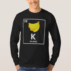 Banana K Potassium Joke Vegetarian Vegan T-Shirt